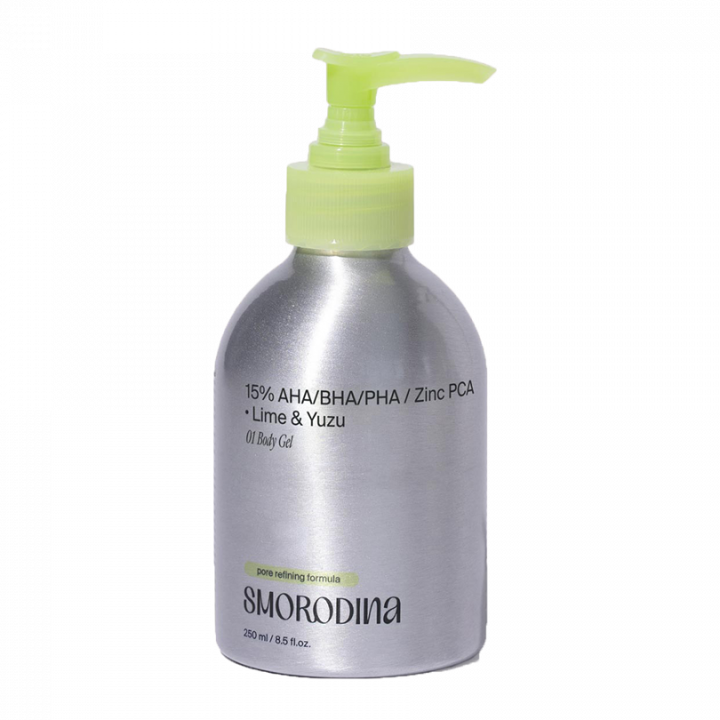 Гель для душа с кислотами и цинком Smorodina