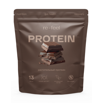 Вегетарианский протеин с какао Дойпак ReFeel